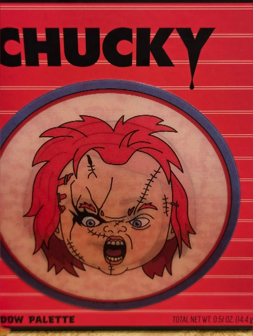 Chucky NWT Eyeshadow Palette W/Moving Images